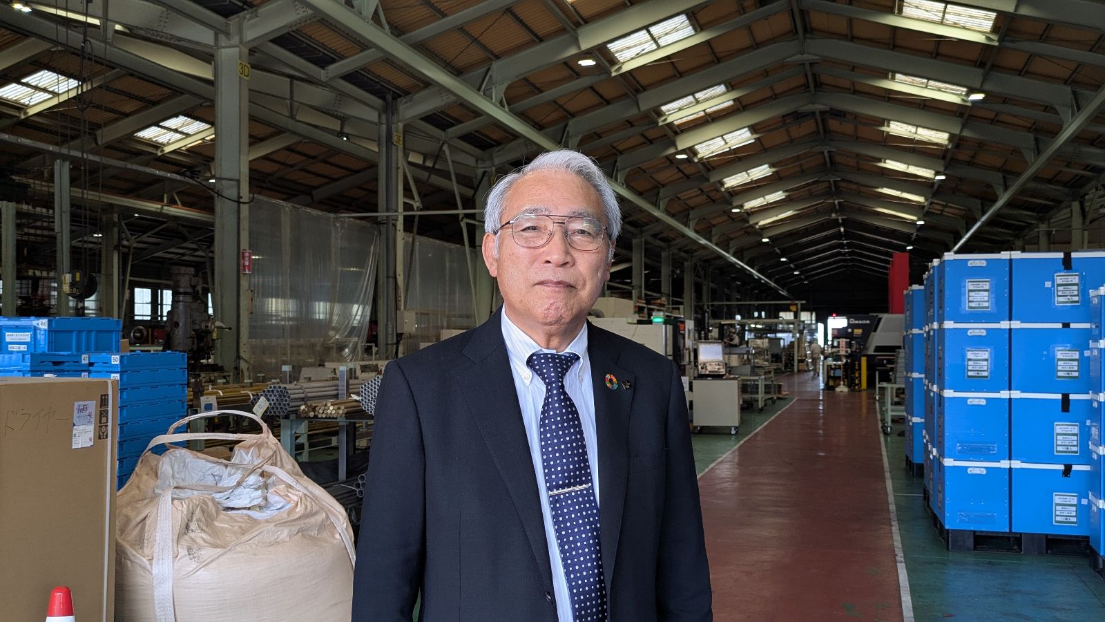 画像：長府工産　代表取締役