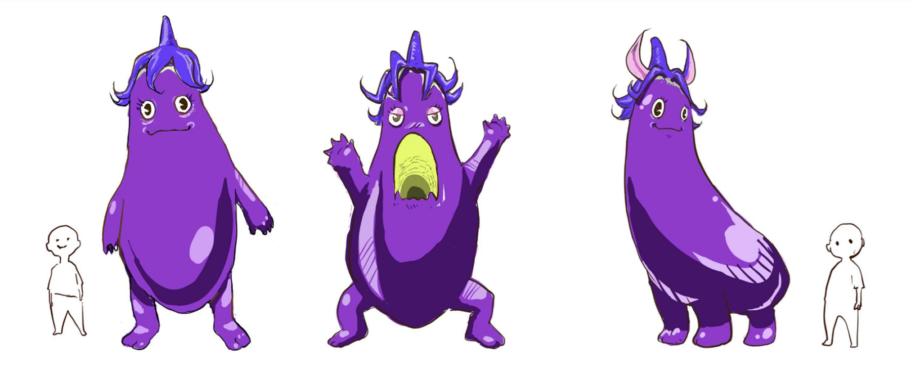 画像:萩たまげなすのキャラクターの絵